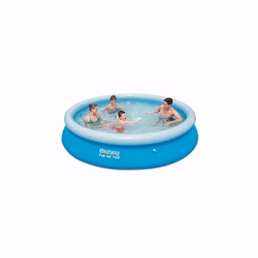 Piscina Gonfiabile Rotonda Fast Set Trade Shop Blu con Predisposizione per Pompa Filtro Diametro: 366 cm, Altezza: 76 cm – 2