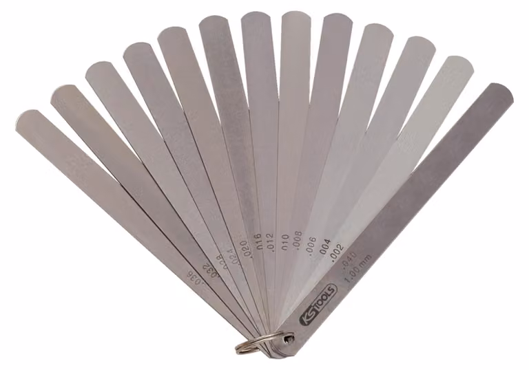 KS TOOLS Calibro a pistone 8 lame 0,05-0,5 mm lunghezza 200 mm - 300.0617