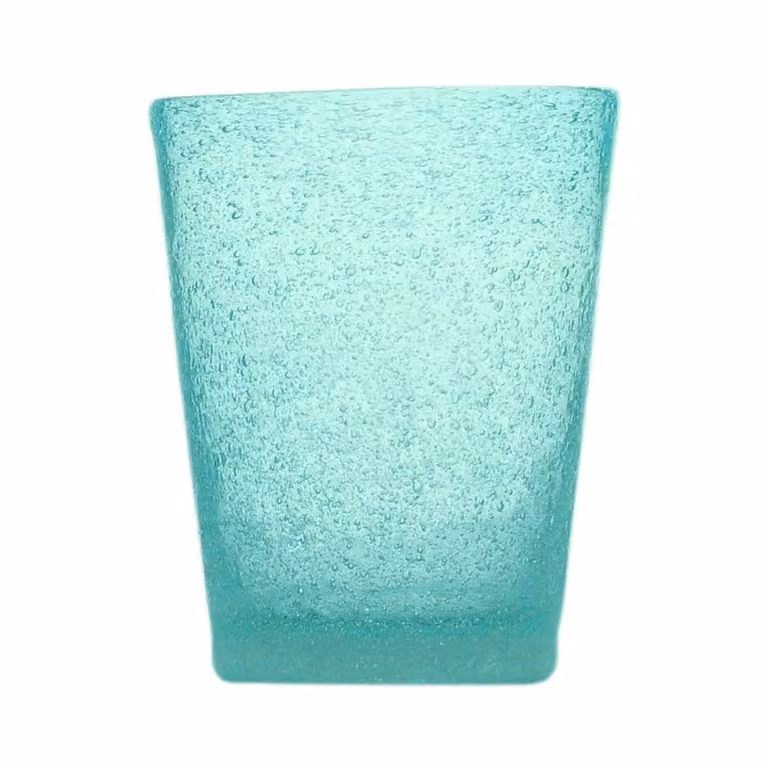 Bicchiere acqua Memento Glass in vetro, Turchese, 6 pezzi
