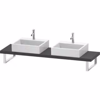 Consolle Duravit DuraStyle 80-200x48cm, 2 A., spessore 4,5 cm, grafica ma