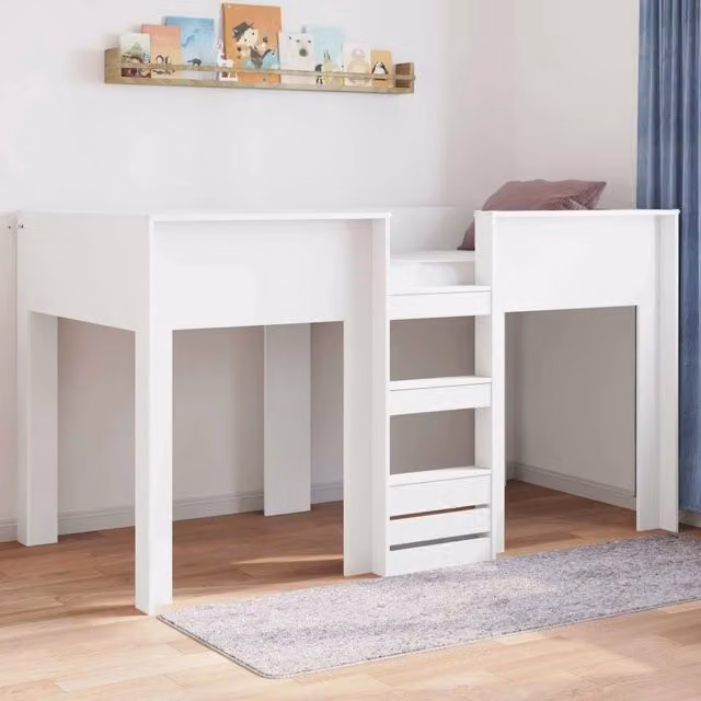 Letto a Castello per Bambini Bianco 90 x 190 cm 3410475