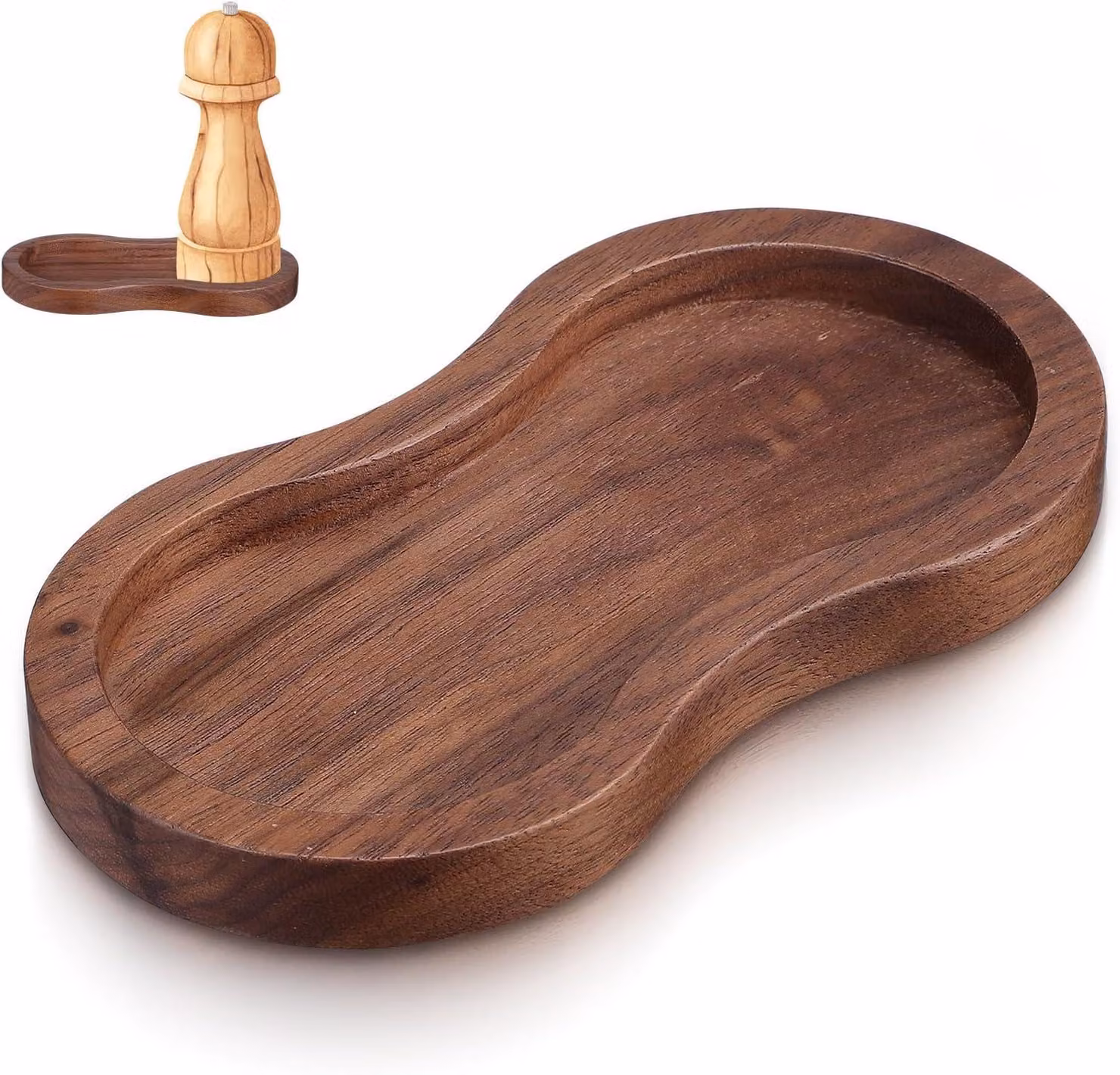 Organizer regolabile per il bagagliaio in bambù, 43-56 cm, naturale