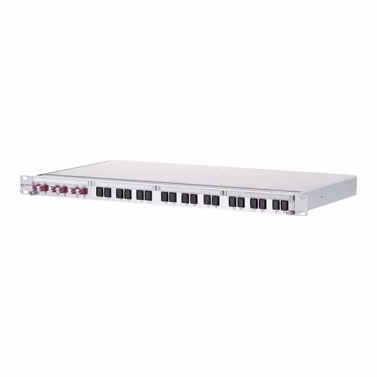 Metz Connect OpDAT PA Patchfeld VIK 6xLC-D (viola), OM4, grigio 1502207506-E