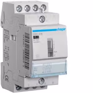 HAGER ERD418 Relè di installazione 16 A, 2S+2OE, 24 V