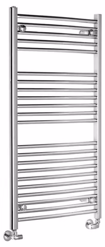 Radiatore da bagno Aqualine ALYA curvo 600x1110 mm, cromato