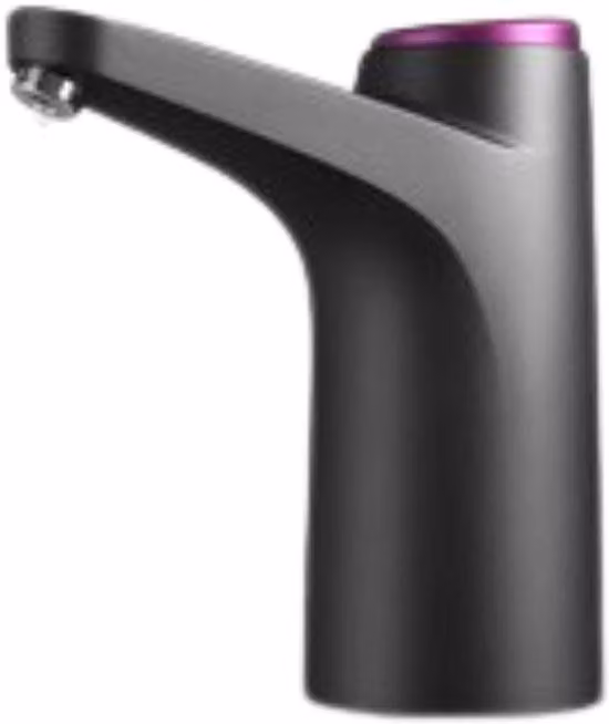 Pompa automatica per acqua di riscaldamento con porta USB - Acciaio grezzo - Nero - 13,5 x 15 cm