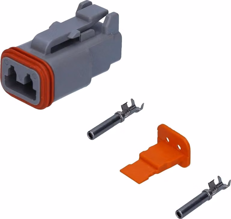 Set di connettori Deutsch DT, modello KALI-1202-S, con 2 poli