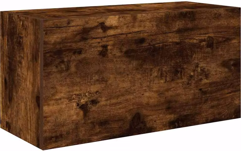 Armadietto Bagno Rovere Fumo 60x25x30 cm in Legno Multistrato