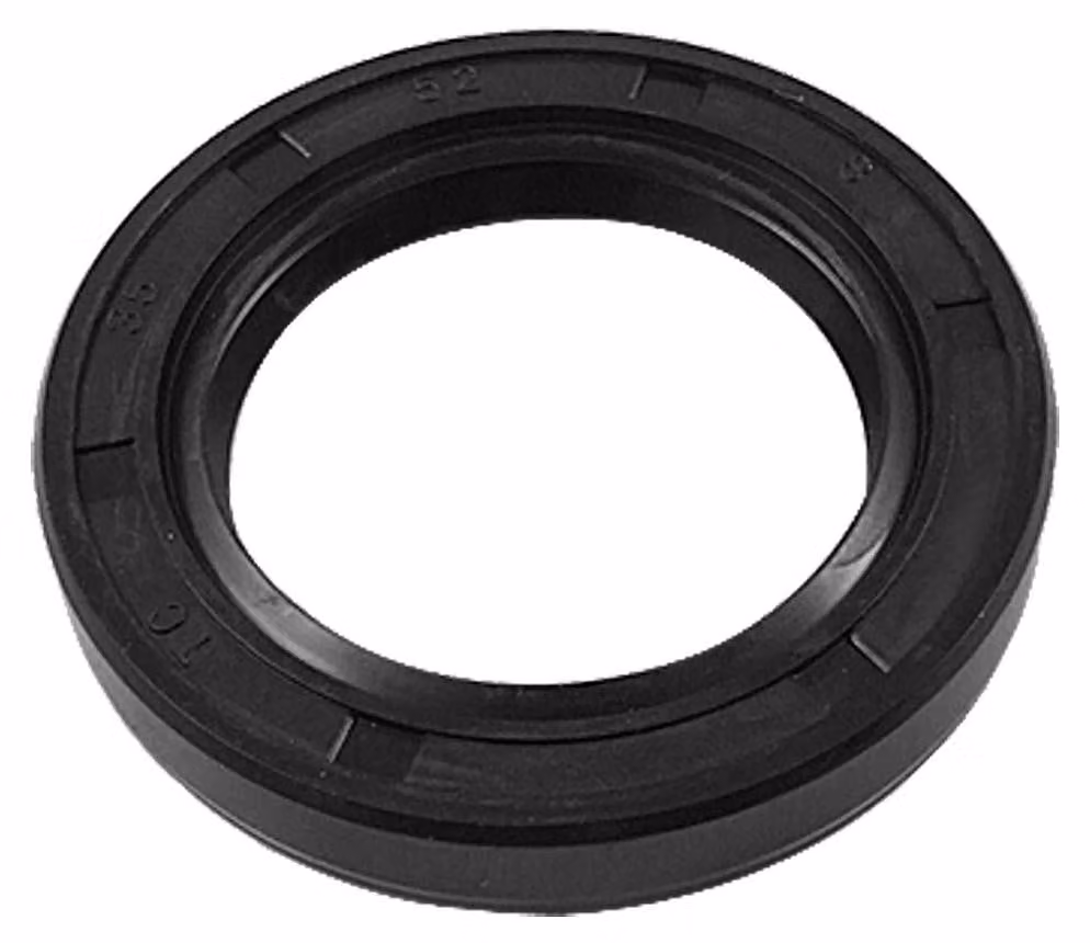 Guarnizione per albero con labbro doppio, 35x52x8 mm, tipo TC, in poliuretano, colore nero