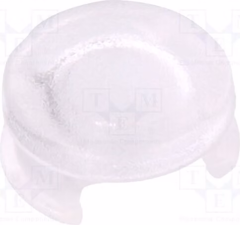 10 lenti per LED, conformi alla norma UL94V-2, modello FIX-LC5-8, trasparenti, rotonde, diametro 5 mm, finitura opaca