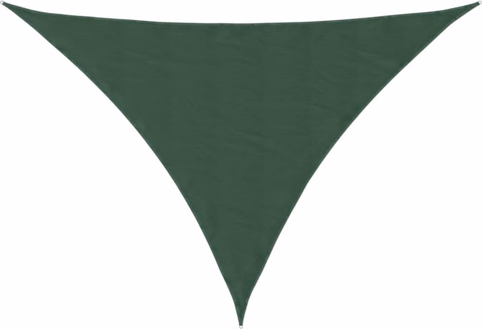 Parasole a Vela Oxford Triangolare 3x4x5 m Marrone