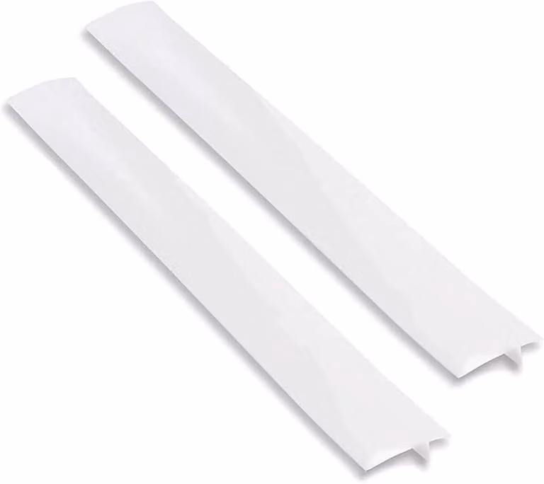Set di guarnizioni siliconiche a forma di "T", resistenti al calore, 2 pezzi da 63,5 cm ciascuno, adatte per cucine e fornelli