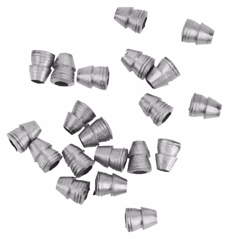 Spine in acciaio con manico rotondo, confezione da 20 pezzi, 10 mm