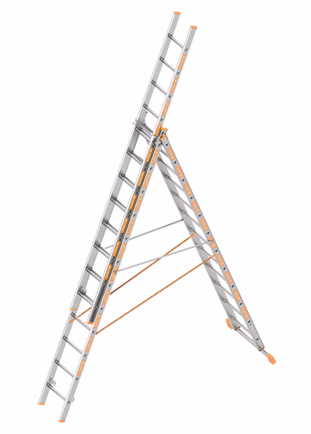 Layher Allzweckleiter 3-teilig Topic 1040 3x12 Sprossen