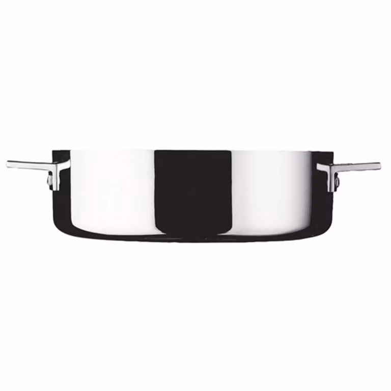 Tegame in trimetallo per induzione con coperchio linea Attiva, 28cm