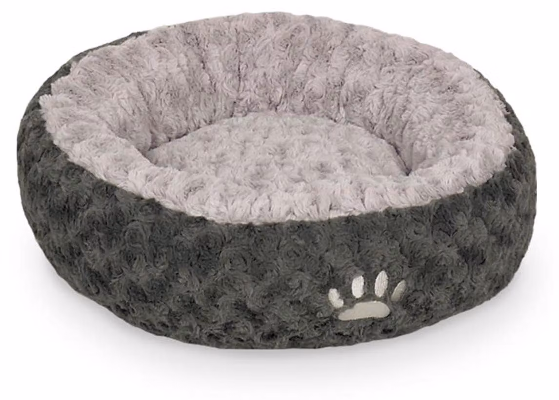 Ciambella Nobby "SEOLI" Ø 80 cm grigio scuro / grigio chiaro