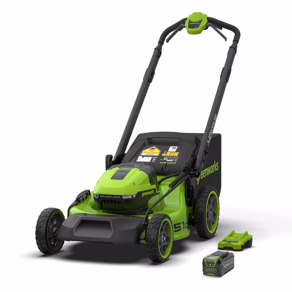 Greenworks 40V Rasaerba 51cm Semovente Gen. II - Batteria 5Ah