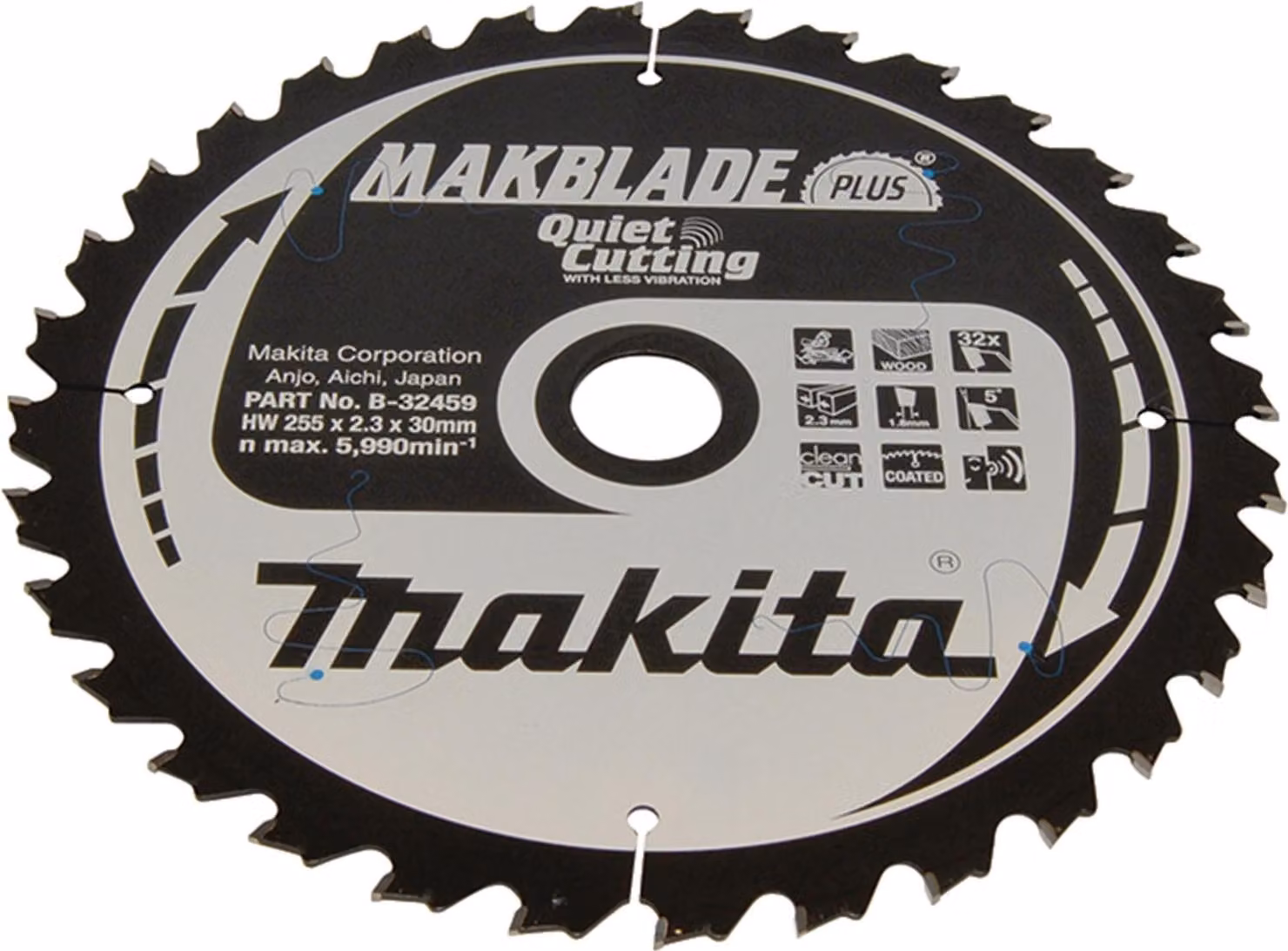 Sega Makita MAKBLADE. 255x30x32Z B-32459