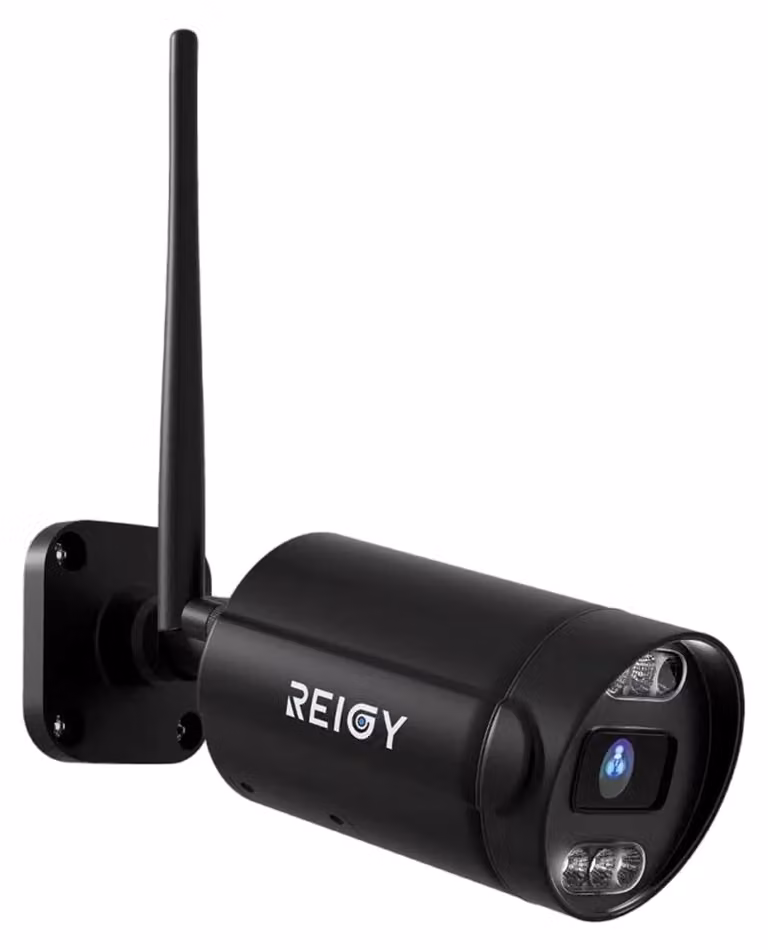 Telecamera Wi-Fi da esterno da 8 megapixel, risoluzione 2160p, telecamera di sorveglianza per esterni, resistente all'acqua, visione notturna