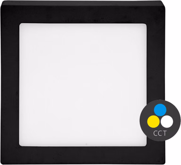 LED-CSQ-CCT/12W/CR SMD montato a pannello 17x17cm, 12W RAFA 2, CCT, IP20