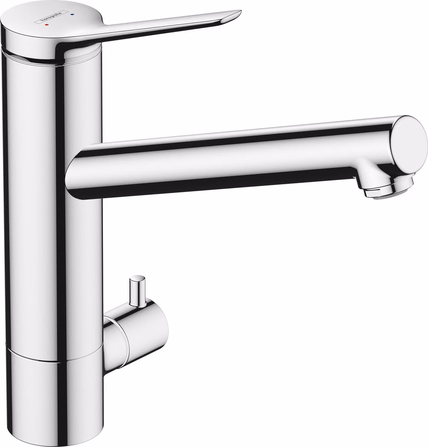 hansgrohe Zesis M33 Mitigeur de cuisine ComfortZone 200, robinet darrêt, 1 jet, chrome, saillie 220 mm, 74808000, 74808000