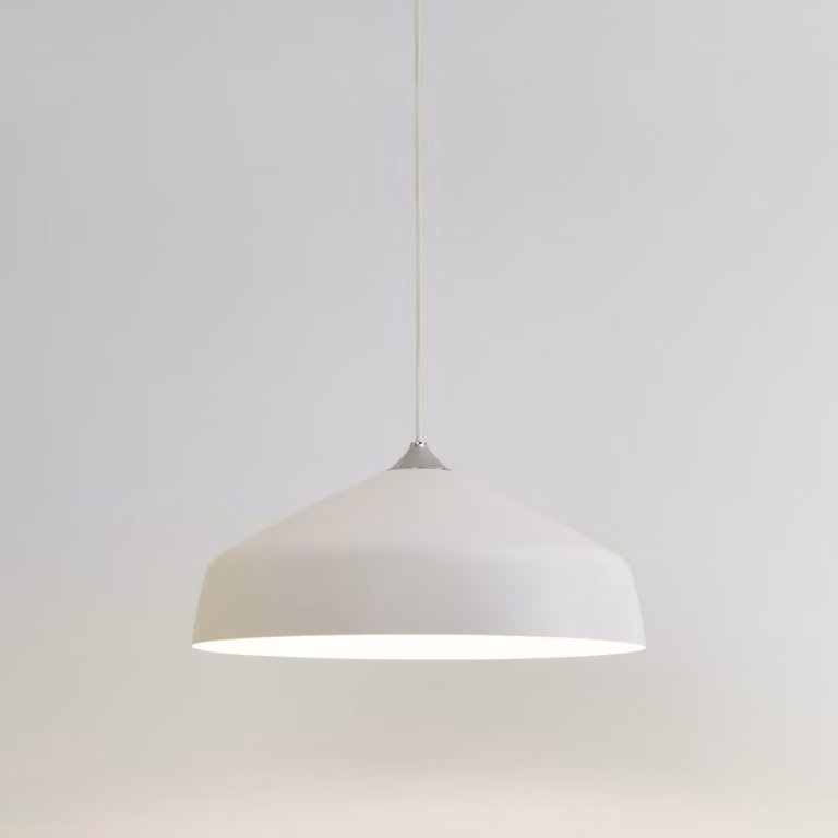 Astro Ginestra 400 - Sospensione a soffitto a cupola grande a 1 luce, bianco opaco, E27