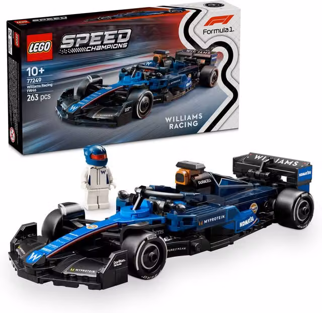 Lego Speed Champions Auto da corsa F1 Williams Racing FW46 blu