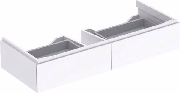 Geberit Xeno 2 armoire sous lavabo, 1174x220x462mm, 2 tiroirs, 500.517.01.1, 500.517.01.1