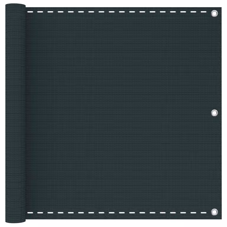 Schermo da balcone vidaXL Verde Scuro in HDPE e alluminio, L: 1200 cm, H: 90 cm