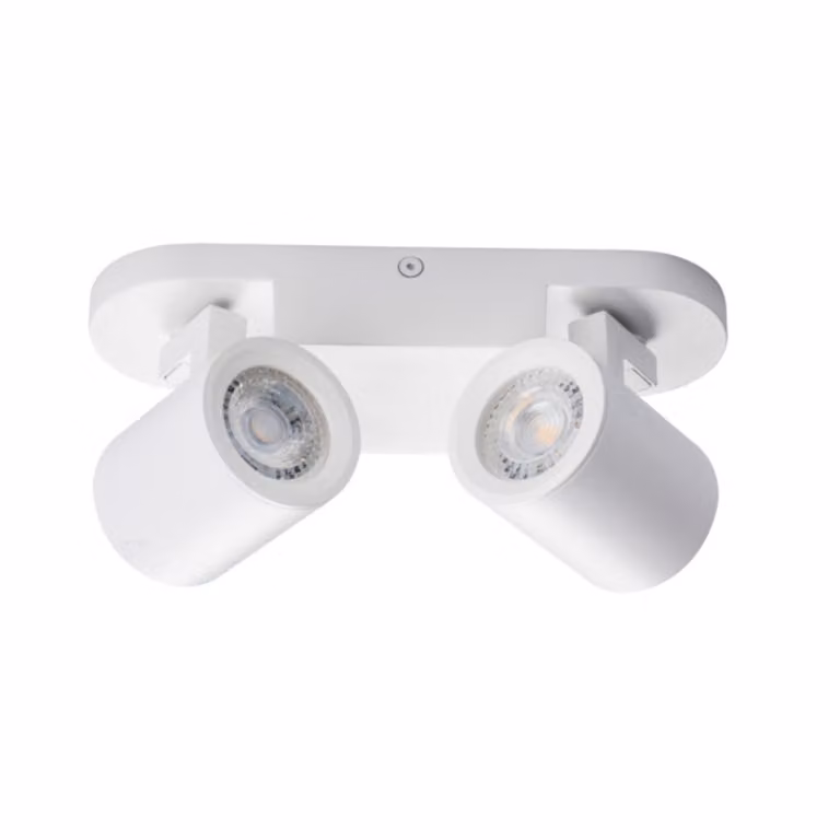 Faretto LAURIN bianco 2xGU10x35W in alluminio, dimensioni: 11x22x7 cm, IP20, Kanlux