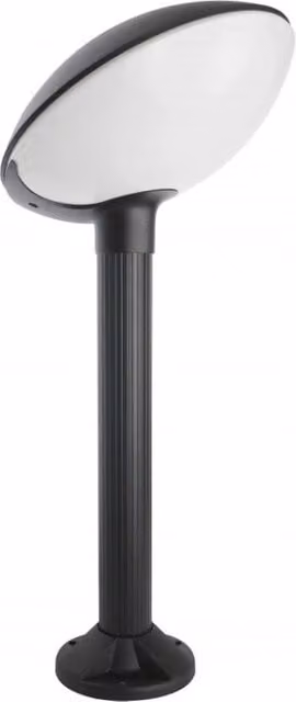 Lampada da giardino moderna SU-MA TAO 3 a palo, colore nero, con attacco E27, protezione IP55, Altezza: 74 cm
