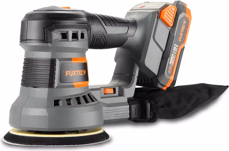 Smerigliatrice rotativa a batteria FUXTEC 20V FX-E1RS20 con batteria 2Ah e caricabatterie 1A