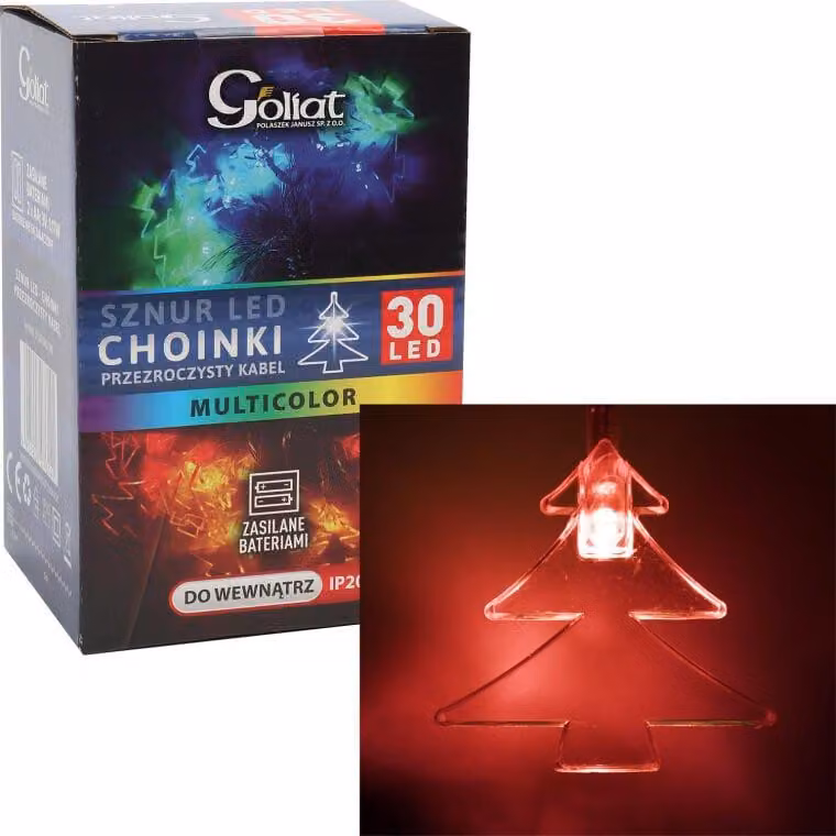 Luci Albero Di Natale 30 Led Alberi Di Natale A Batteria Multicolore