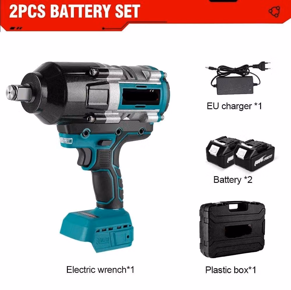 Chiave a percussione – con batteria – Avvitatore a impulsi – Brushless – 3100 Nm – Wireless – 3/4 di pollice