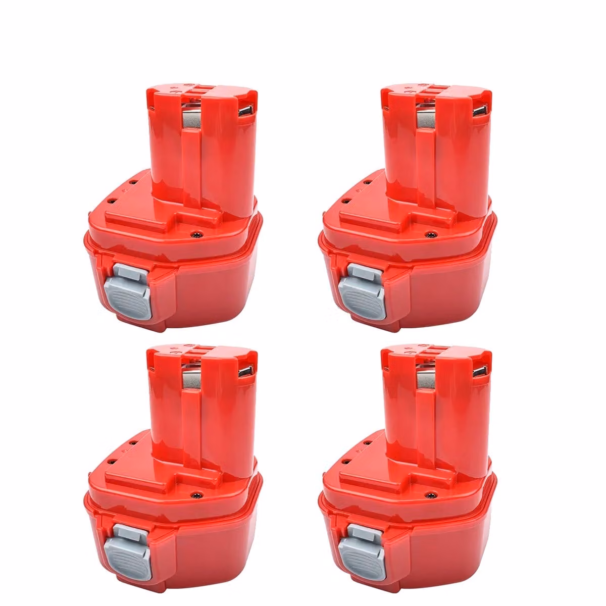 Batteria di ricambio per utensili Makita 12V, capacità 4,0Ah, tecnologia Ni-Cd, confezione da 4 batterie da 4,0Ah