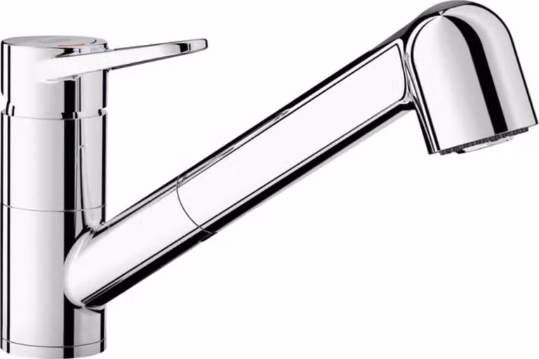 Miscelatore senza doccetta inox Blanco 526416