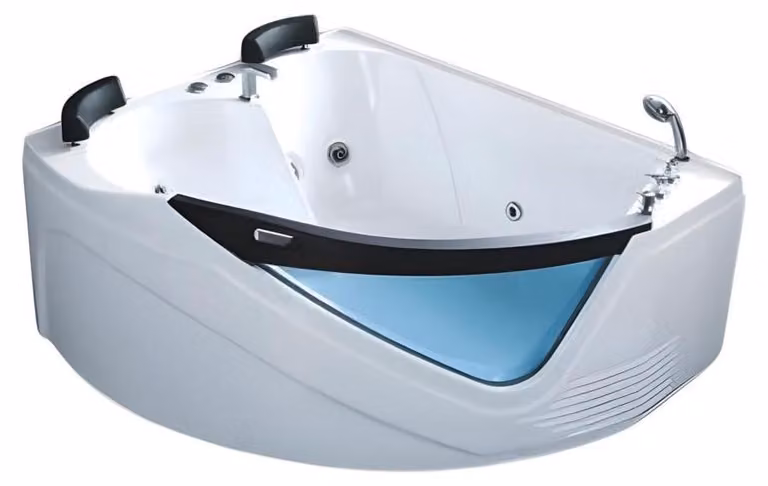Massagebad Whirlpool Whirlwanne Hot Tub Blubberbad Hydromassagewanne 170x150 cm