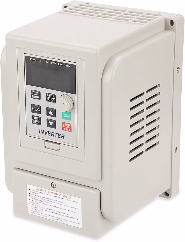 Inverter di frequenza, 220 V AC. Inverter monofase per controllo della frequenza AC. Inverter trifase per motori AC trifase da 4 kW, con controllo PWM