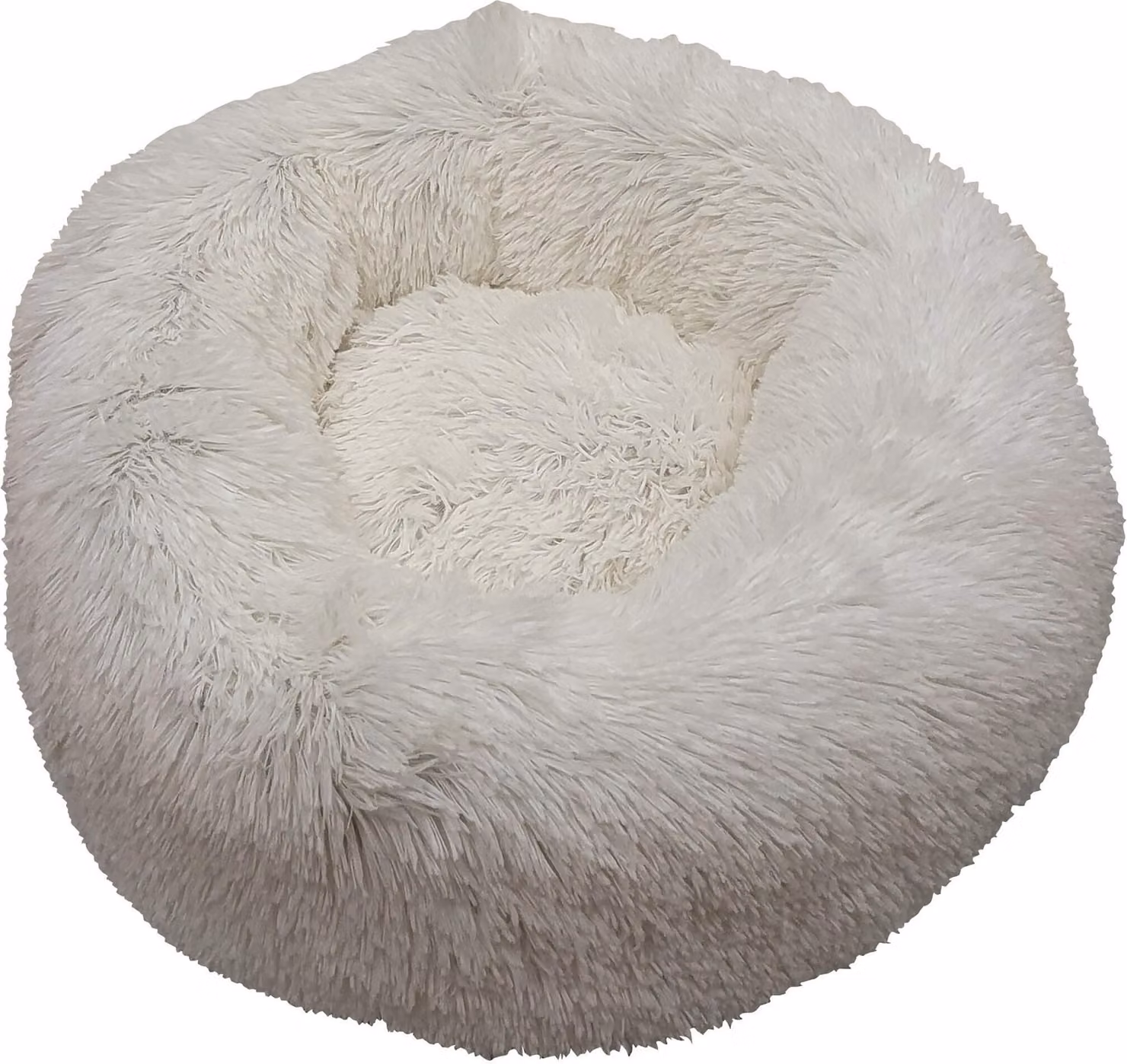 Nobby ciambella di peluche Esla beige, dimensioni: Ø 110 x 35 cm