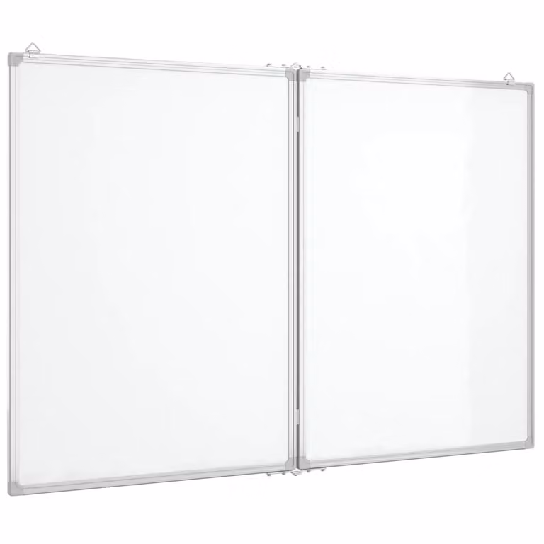 Lavagna Magnetica Pieghevole 120x100x1,7 cm in Alluminio
