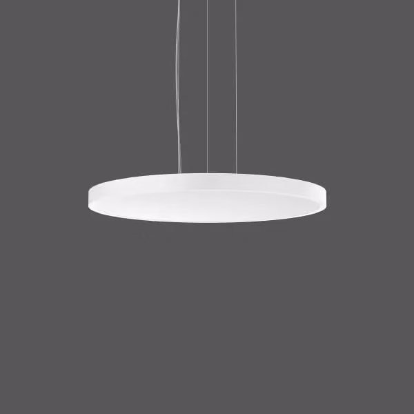 RZB Triona, 110 W, 10400 lm, 840, bianco, lampade a sospensione DALI, D 845 H 52, 95°, plastica (PMMA) opalina/prismatica 312301.002.1.76