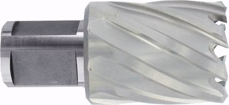 Fresa a carotare TIVOLY HSS - serie corta Ø20 L60 mm - Weldon ESSENTIAL - 1037051