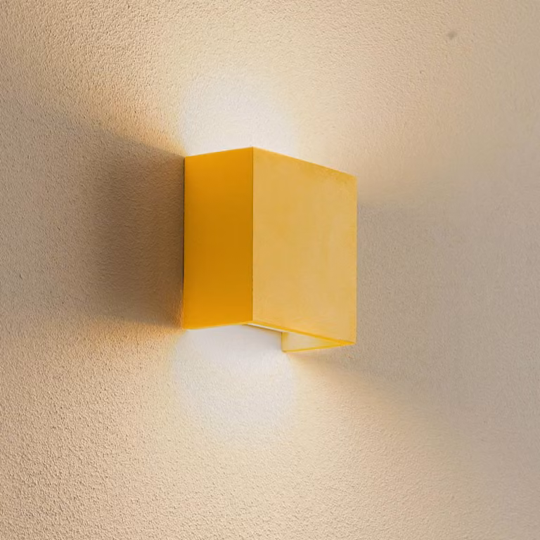 Applique da parete a LED Gianto Argon, Giallo / Arancione, Soggiorno / Sala da pranzo, Metallo, Moderno, Applique a LED