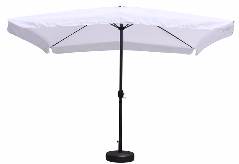 Ombrellone da Giardino 2x3 m Palo Ø48 mm in Metallo Morel Bianco