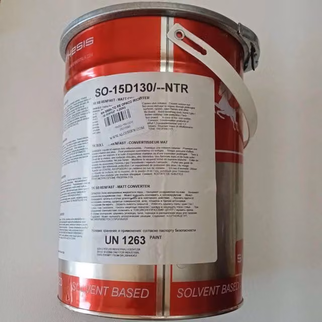 Smalto opaco Renner Renfast base nitro a rapida essiccazione colore RAL 6008 verde grigio 5 kg