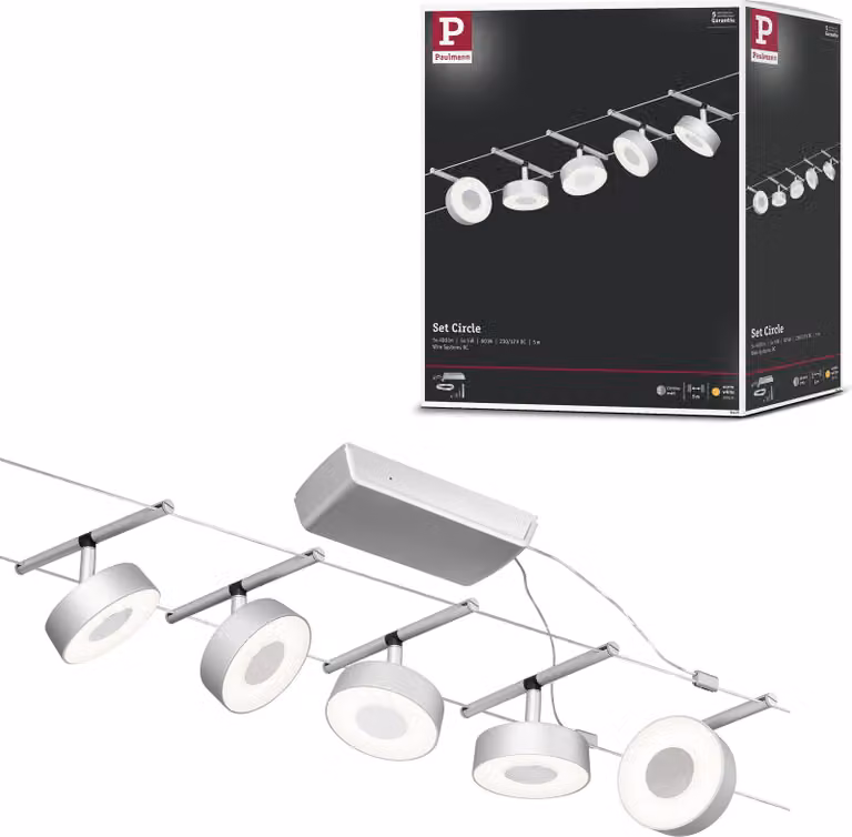 Sistema di cavi LED Paulmann CorDuo Set base Circle