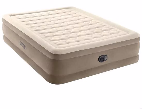 Letto ad aria Ultra Plush, matrimoniale, dimensioni 203 x 152 x 46 cm - Morbido e confortevole, con pompa da 230V