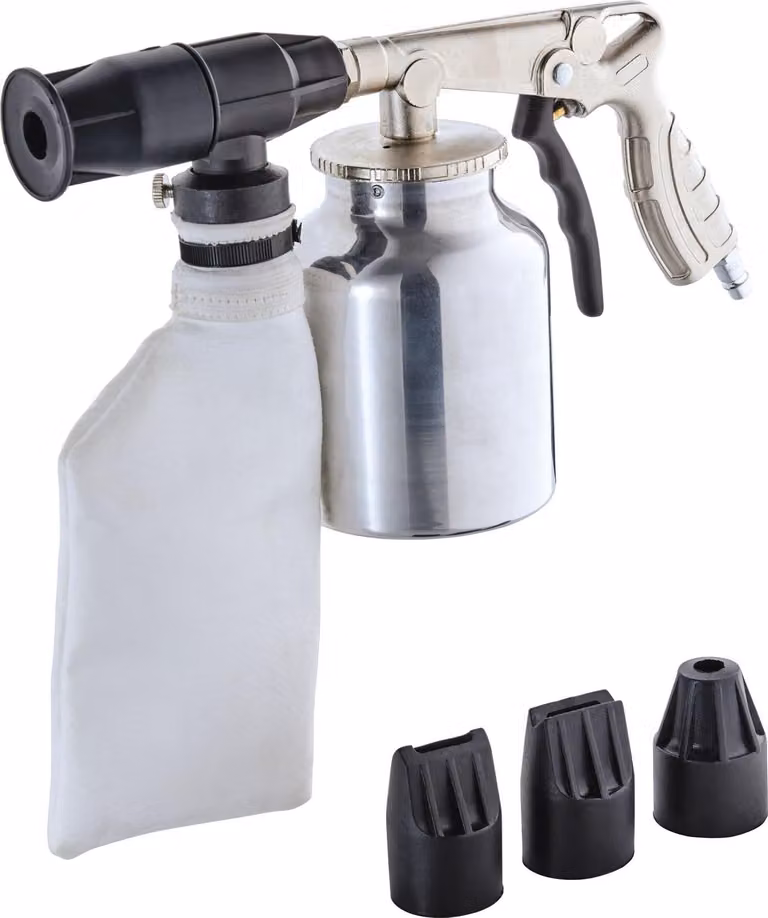 Pistola di sabbiatura SCHNEIDER DL SSP-Strahlfix senza polvere