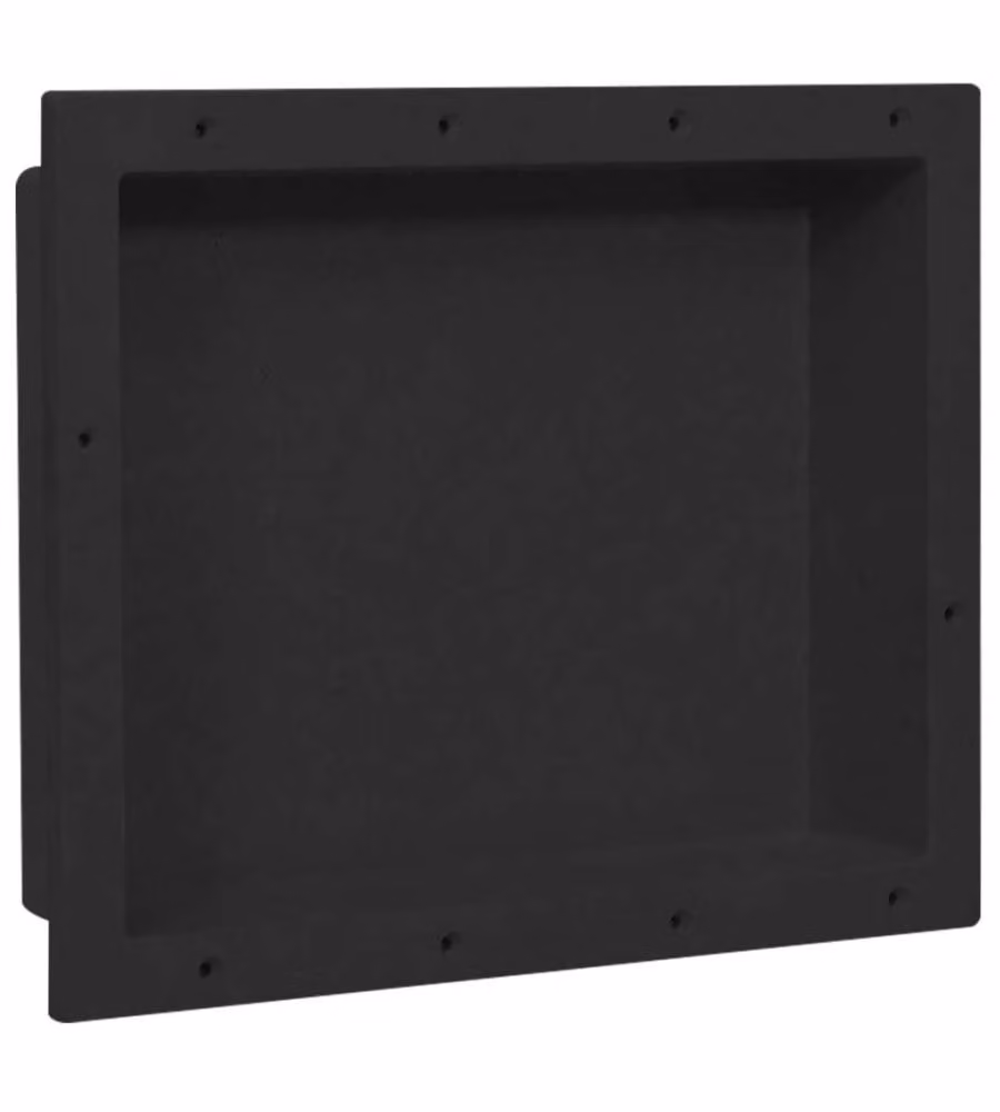 Nicchia da Doccia in Nero Opaco 41x51x10 cm