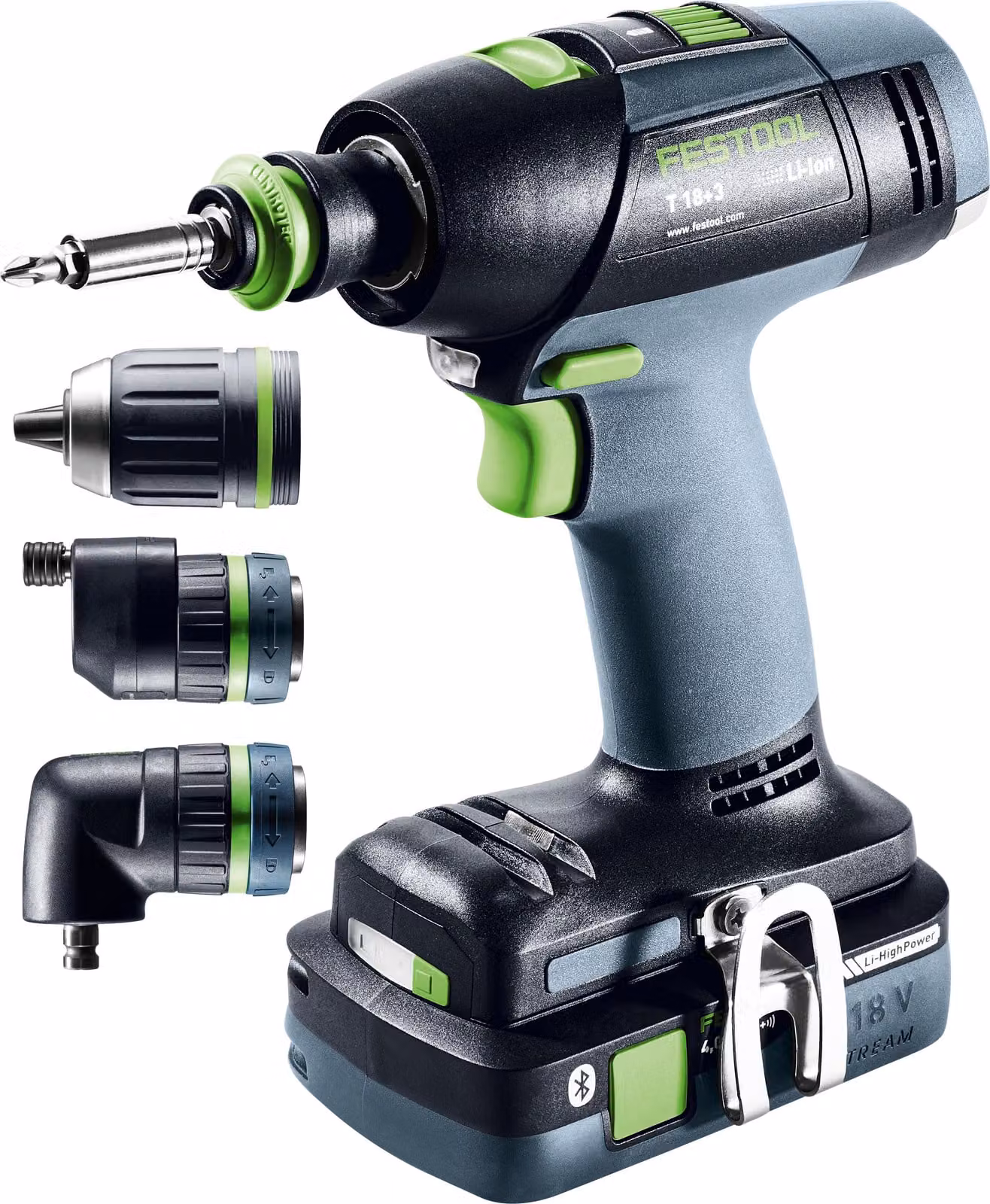 Trapano avvitatore a batteria Festool T 18+3 HPC 4,0 I-Set | 577609